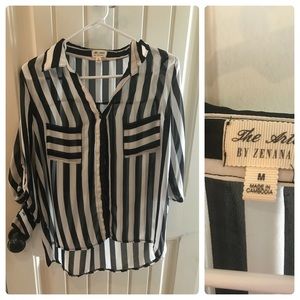 Sheer boutique top